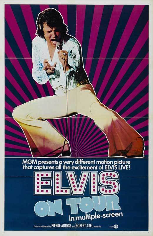 ELVIS ON TOUR Movie POSTER 27x40 B Elvis Presley James Burton Glen