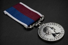 Full Size Royal Air Force Long Service and Good Conduct Medal. ERII RAF. Silver