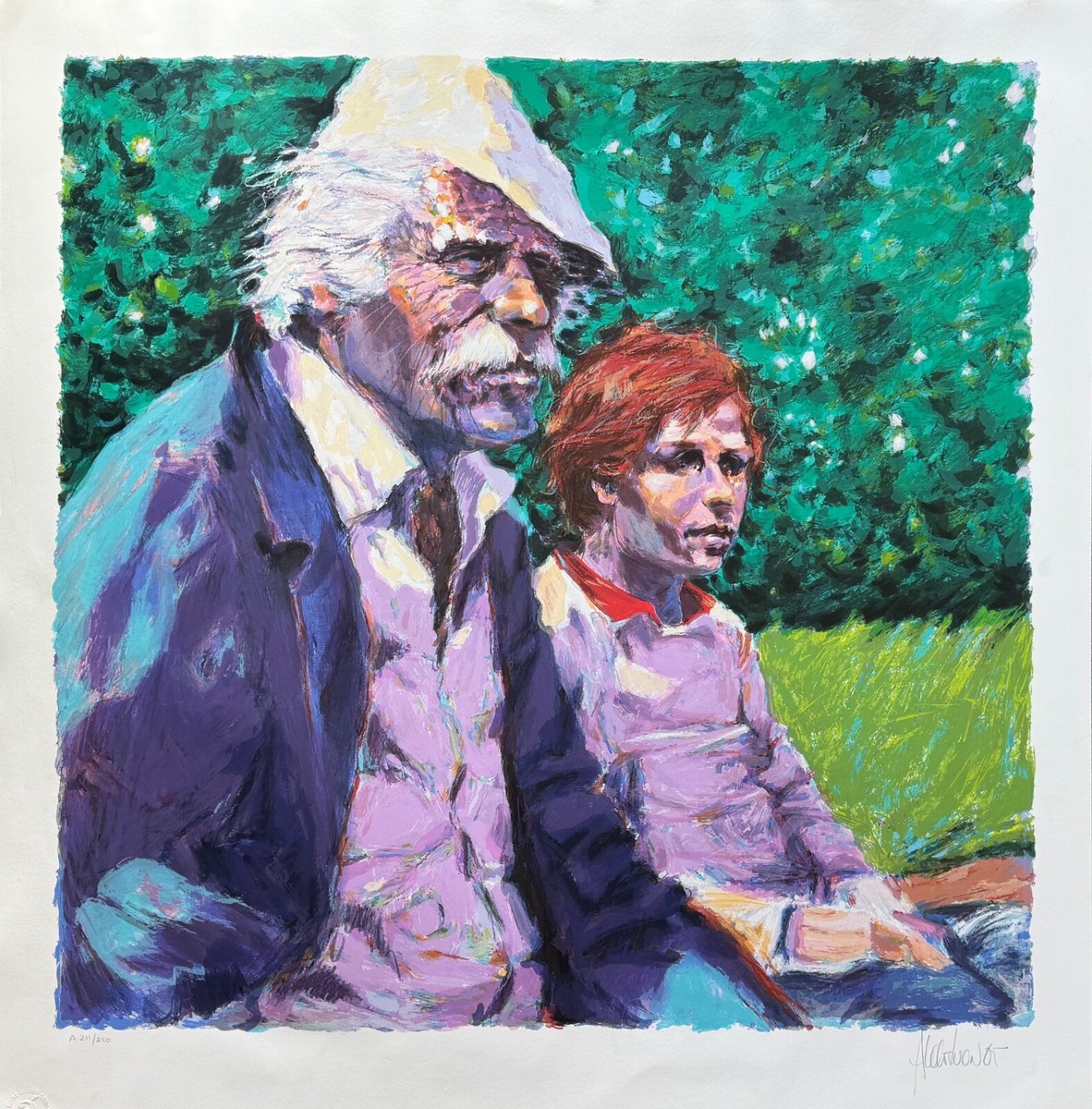 Aldo Luongo DESTINY Hand Signed Limited Edition Serigraph Art 30