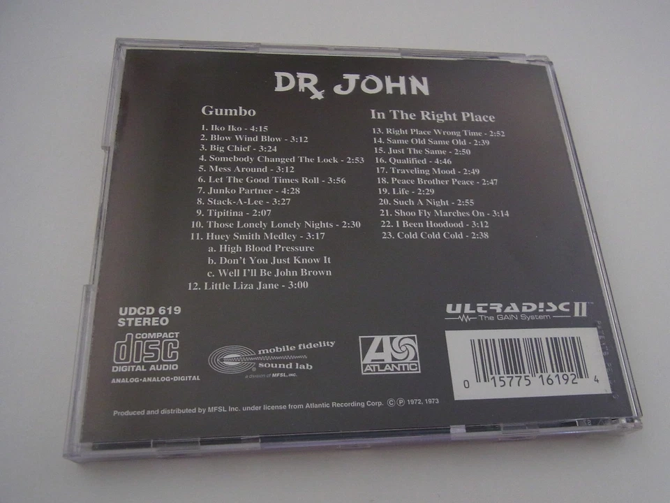 DR John Gumbo MFSL CD ( 24 Karat Gold ) USA - Bild 2 von 3