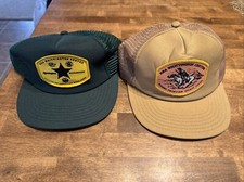 2 Vtg NRA Whittington Center Patch Hat Snapback hat Cap Rare 80s 90s Made In USA