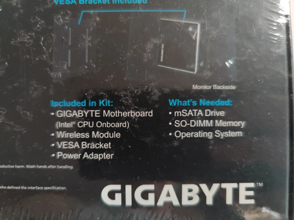 GIGABYTE INTEL NUC Ultra Compact PC Kit HDMI CORE i3 Mini - Image 3 of 3