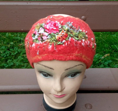 Felted merino wool headband for any size.merino wool headband.wool hairband