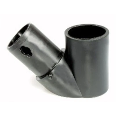 MOVEANDSTIC Winkelkupplung 45° Winkel Schwarz Move and stic Spielgerüst Kletterturm