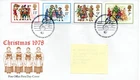 GB - FIRST DAY COVER - FDC - COMMEMS -1978- CHRISTMAS - Pmk Bethlehem