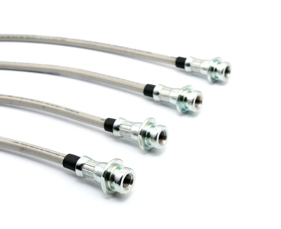 Navara D40 (with 3 Inch Lift) 2004-2020 - SAFEBRAKE Performance Hoses - Image 3 of 4