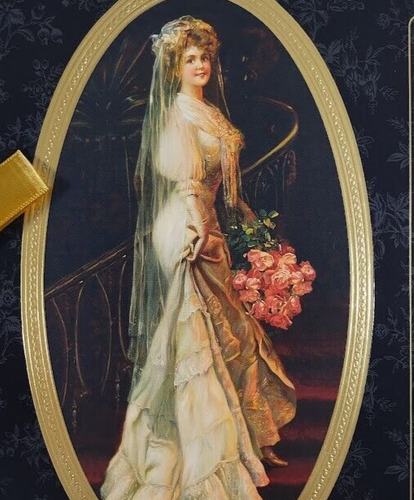 Viktorianisches Sammelalbumkleid Damen Hochzeit Vintage-Stil Sammelalbum Schleife - Bild 1 von 11