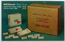 1960s Medipoint Blood Lancets Dr. Hospital Medical Supplies Advertising Postcard