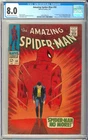 Amazing Spider-Man #50 High Grade 1st App. Kingpin Marvel Comic 1967 CGC 8.0