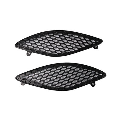 Hood Bezel Trim Grille Front LH+RH for 2015-20 Dodge Charger SRT Hellcat Black