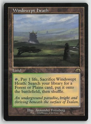 Windswept Heath (Retro Frame) LP 440 Modern Horizons 3 Magic: The Gathering