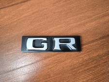 Original Peugeot 405 Heck Kofferraum Kofferraum Emblem "GR" OEM 90x25mm...