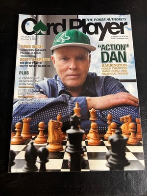 Card Player December 5 2007 Dan Harrington Poker Magazine Casino Edition