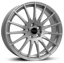 Alloy Wheels 17" Romac Pulse Silver For Fiat 124 Spider 16-19