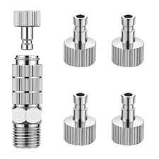 Airbrush Quick Release Disconnect Coupler Kit - 1/8" BSP Male  Female Adapte...