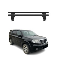 Top Roof Racks Cross Bars Fits Honda Pilot 2009-2015 2pcs Black Aluminium