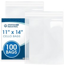 11 x 14 Self-Sealing Cellophane Bags 100 Count Clear Poly Packaging