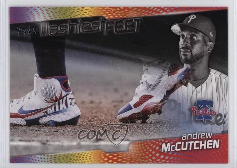 2022 Topps Series 1 Flashiest Feet Black 99/299 Andrew McCutchen #6 nd3