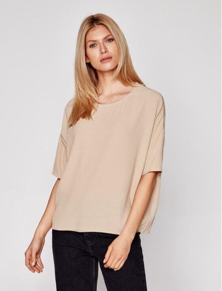 Women DRYKORN Shirt Beige Silk 36 / S / 44