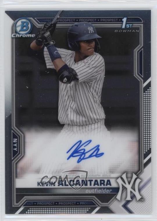 2021 Bowman Chrome Prospects Kevin Alcantara #CPA-KA Auto 7c5