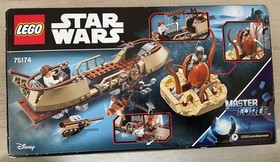 LEGO STAR WARS SHIP SET BOX 75174 Desert Skiff Escape WITH FAT