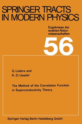Lders - Method of the Correlation Function in Superconductivity Theor - X555z