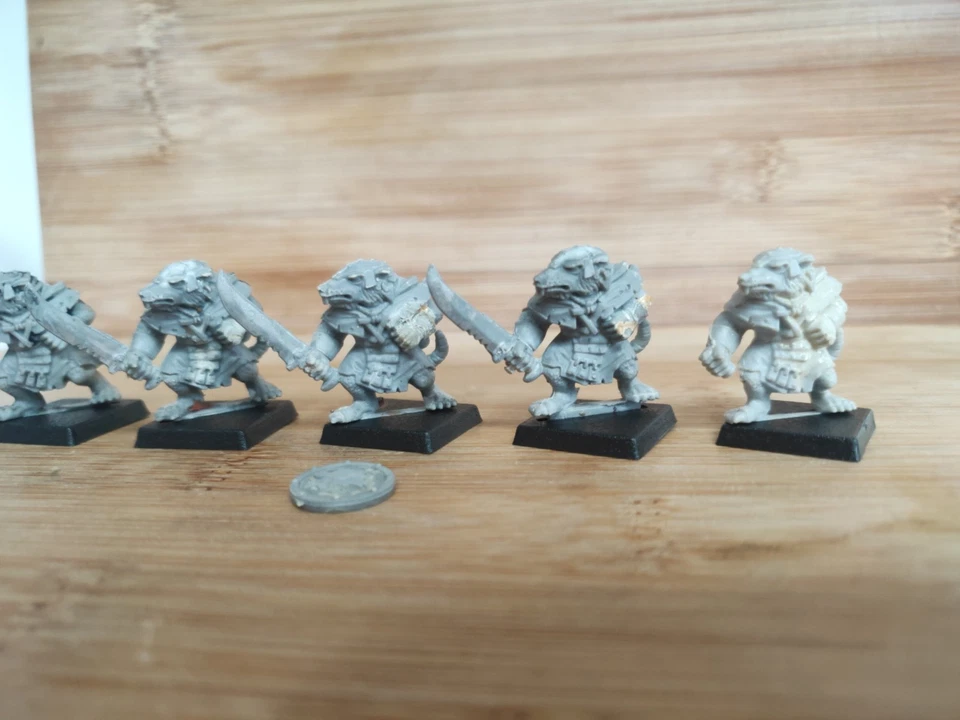 Skaven H Clan Rats x5 Plastic OOP Warhammer Fantasy/Quest WFB Monopose - Image 3 of 4
