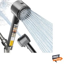Ion Drops Filtered Shower Head with Handheld, High Pressure 5 Spray Mode Show...