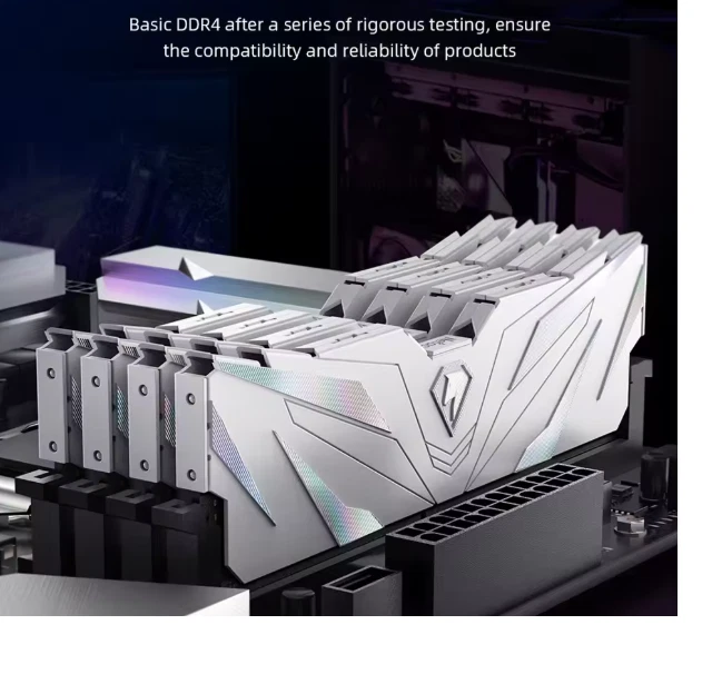 Netac Shadow II RAM DDR4 16GB/32GB Desktop Memory Dual Channel-White - Image 2 of 4