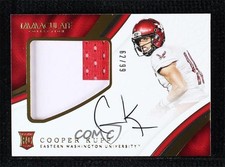 2017 Immaculate Collegiate Premium Rookie 62/99 Cooper Kupp #122 Patch Auto 2y0