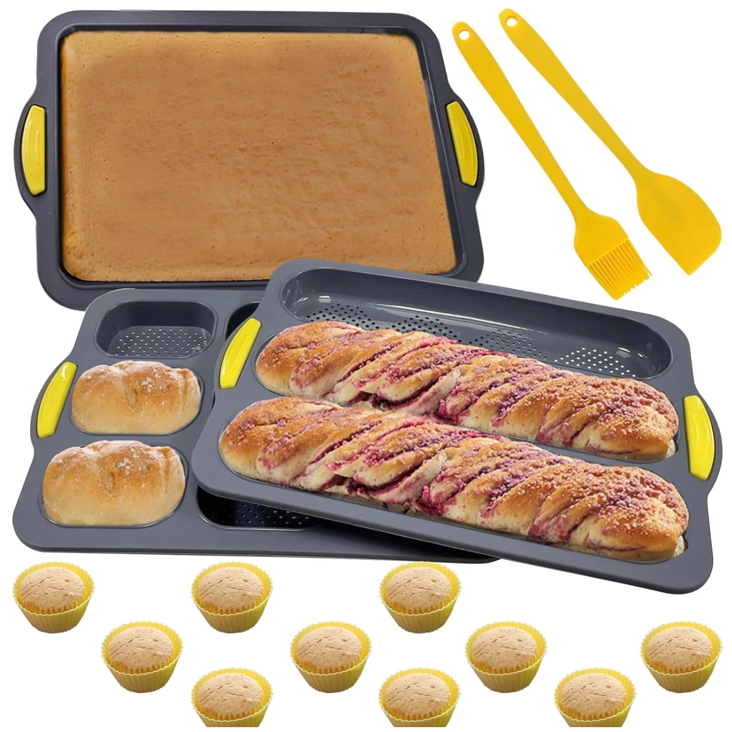 Aluminium Alloy Burger Press with Parchment Paper