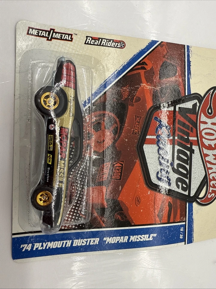 2011 Hot Wheels Vintage Racing #16/30 1974 Plymouth Duster "Mopar Missile" w/RR - Image 2 of 3