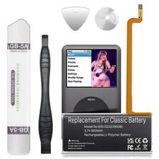   900mAh   for iPod 5th - 7th Classic Battery, High Capacity 616-0232 Battery...