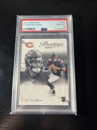 2024 Panini Prestige Caleb Williams Rookie #401 PSA 10 Chicago Bears Football