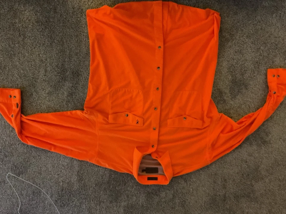 Browning -Blaze orange 100% Vented Button Down Hunting - Image 2 of 3