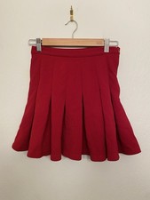 SHEIN Skirt Color Red For Girls Size Small