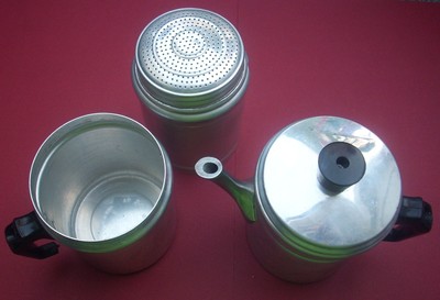 I ''ILSA TO RINO'' Kaffeemaschine aus Aluminium für 3-4 Tassen -Haushaltsauflösung