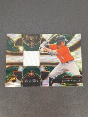 2024 Panini Select - Selective Swatches Flash Prizm #SS-JW Jacob Wilson