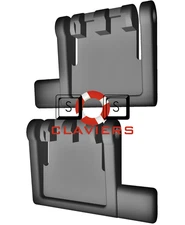 IBM Apple Keyboard II Spare Tilt Leg Stand Foot Feet Set Gray M0487