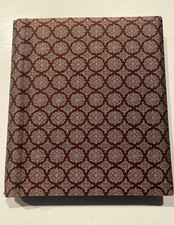 Rare Vintage Gump's Silk Brocade Medallion Motif Photo Album Used