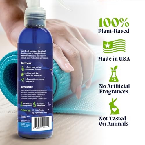 Plant-Based Eucalyptus Lavender Yoga Mat Cleaner Spray - 6oz