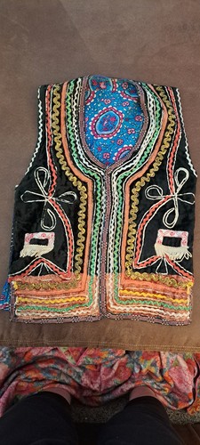 Vintage Slovak Kroje Folk Costume Vest