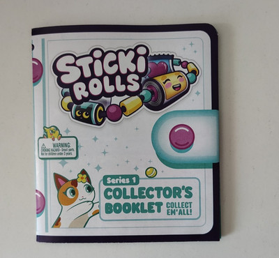 Sticki Rolls Series 1 Binder Pages, Bracelets, Binder, Collector Manual, Rolls