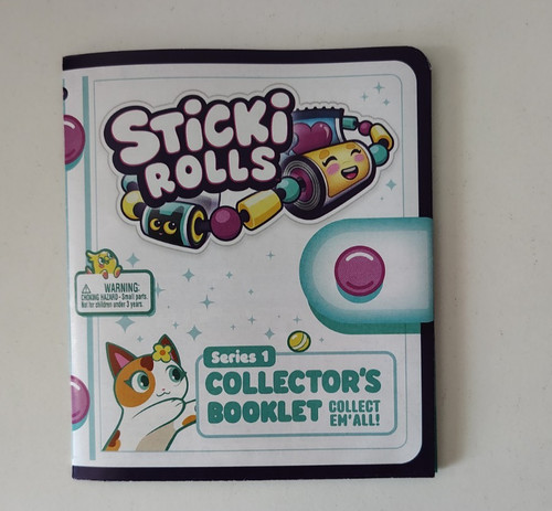 Sticki Rolls Series 1 Binder Pages, Bracelets, Binder, Collector Manual, Rolls