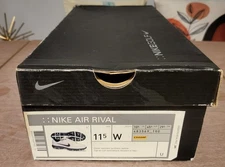 Nike Mens Air Rival Golf Shoes in White/Black Size 11.5 W NIB