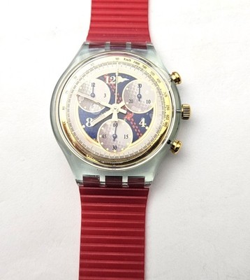 SWATCH CHRONO 1995- SCG106 - HOLE IN ONE - Neu - Prototyp Armband
