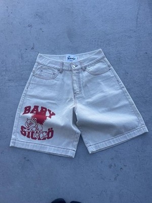 Baby Sicko Cream Sample Baggy Skater Jorts FAMILY & FRIENDS
