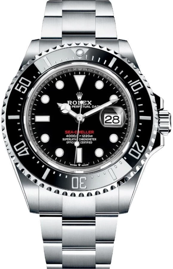 Rolex Sea-Dweller MK2 126600 Black Dial Bezel Stainless Steel Men's 43mm Watch