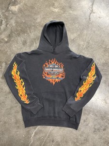 Harley Davidson Flame Hoodie | eBay