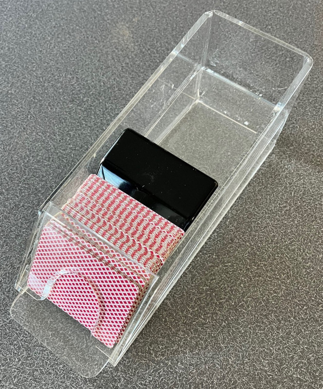 Trademark Poker 6 Deck Blackjack Dealing Shoe – Acrylic Playing Card Holder –...